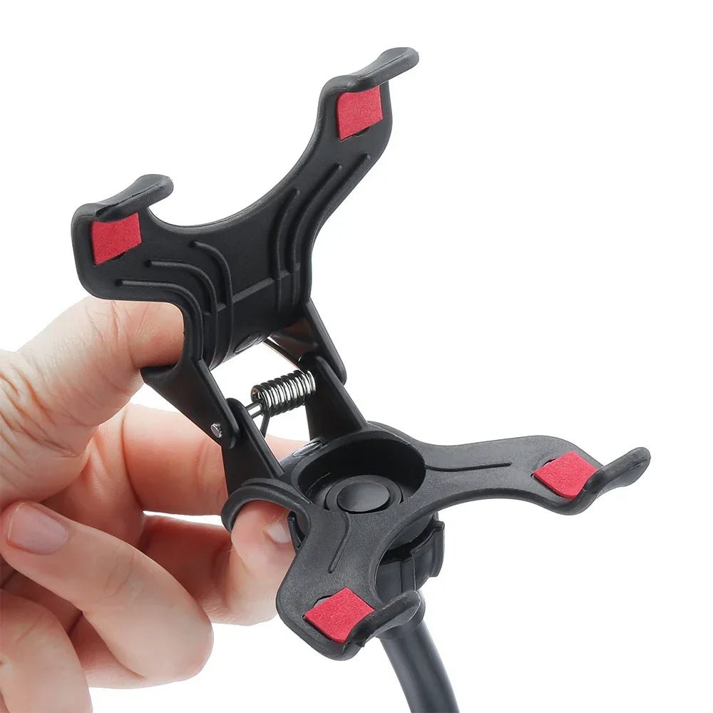Universal Car Phone Holder – 360° Rotating Windshield & Dashboard Mount for Smartphone & GPS