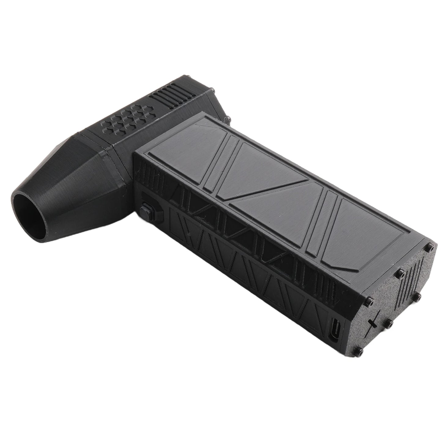Black Industrial Blower Fan – 130,000RPM Brushless Motor, 180W Power, 4000mAh Battery, Heavy-Duty Dust Remover