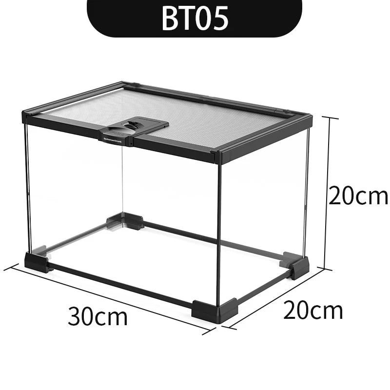 Eco Rainforest Glass Terrarium β Ideal for Lizards, Frogs, Crabs & Spiders