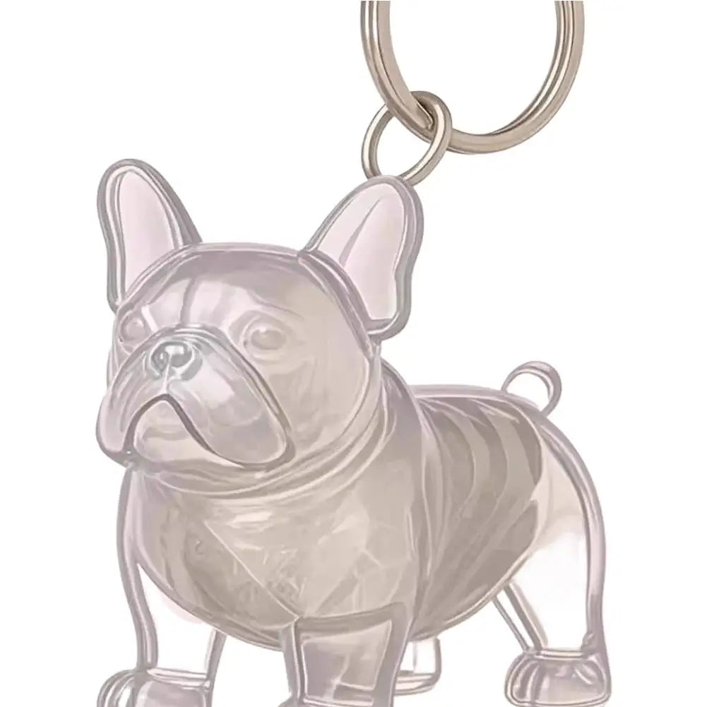 Pet Hair Keepsake Capsule – Memorial Keychain Bottle for Dog & Cat Fur | Transparent DIY Storage Pendant"