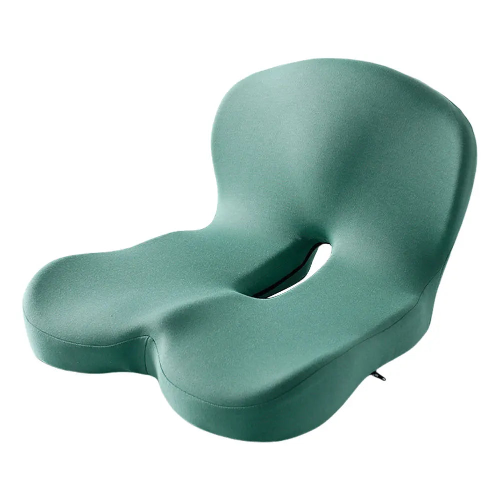 Memory Foam L-Shaped Seat Cushion with Lumbar Support – Ergonomic Chair Pad for Office, Car, Truck & Gaming