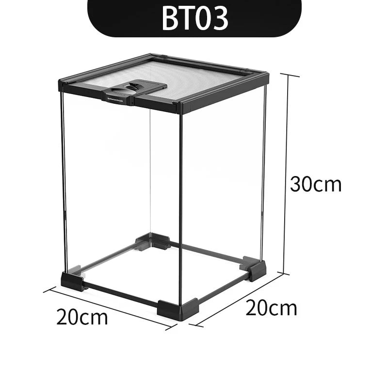 Eco Rainforest Glass Terrarium β Ideal for Lizards, Frogs, Crabs & Spiders