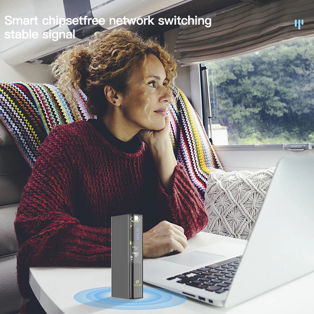 TIANJIE MF310 Mifi With Wifi Hotspot,SIM Mobile Wifi,10000mAh 4G LTE Portable Wifi Router,150Mbps High Speed for Global Journeys