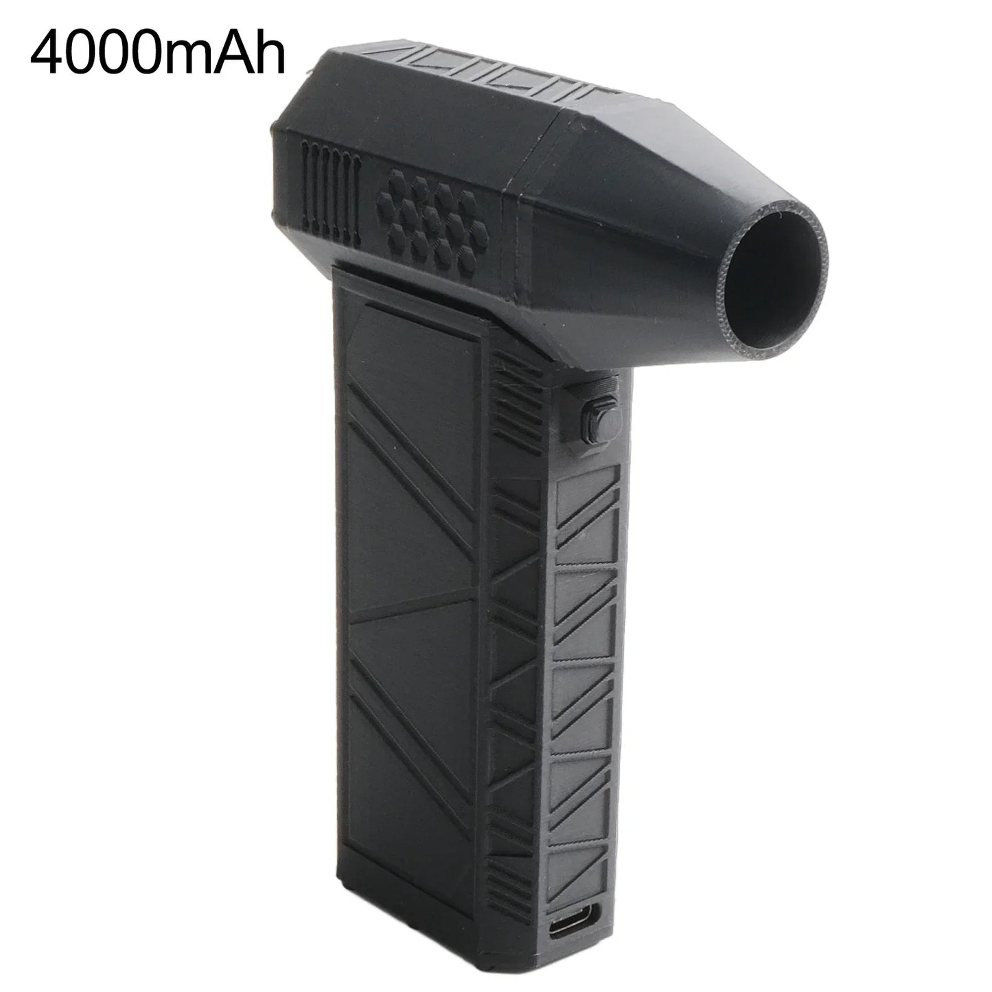 Black Industrial Blower Fan – 130,000RPM Brushless Motor, 180W Power, 4000mAh Battery, Heavy-Duty Dust Remover