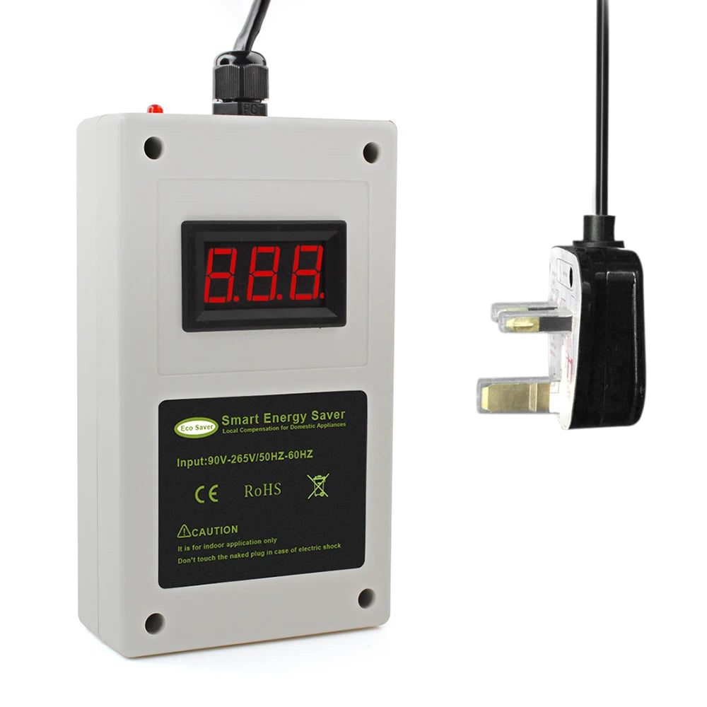 “Smart Energy Saver Box for Home – Electricity Saving Device with LED Indicator for Appliances”