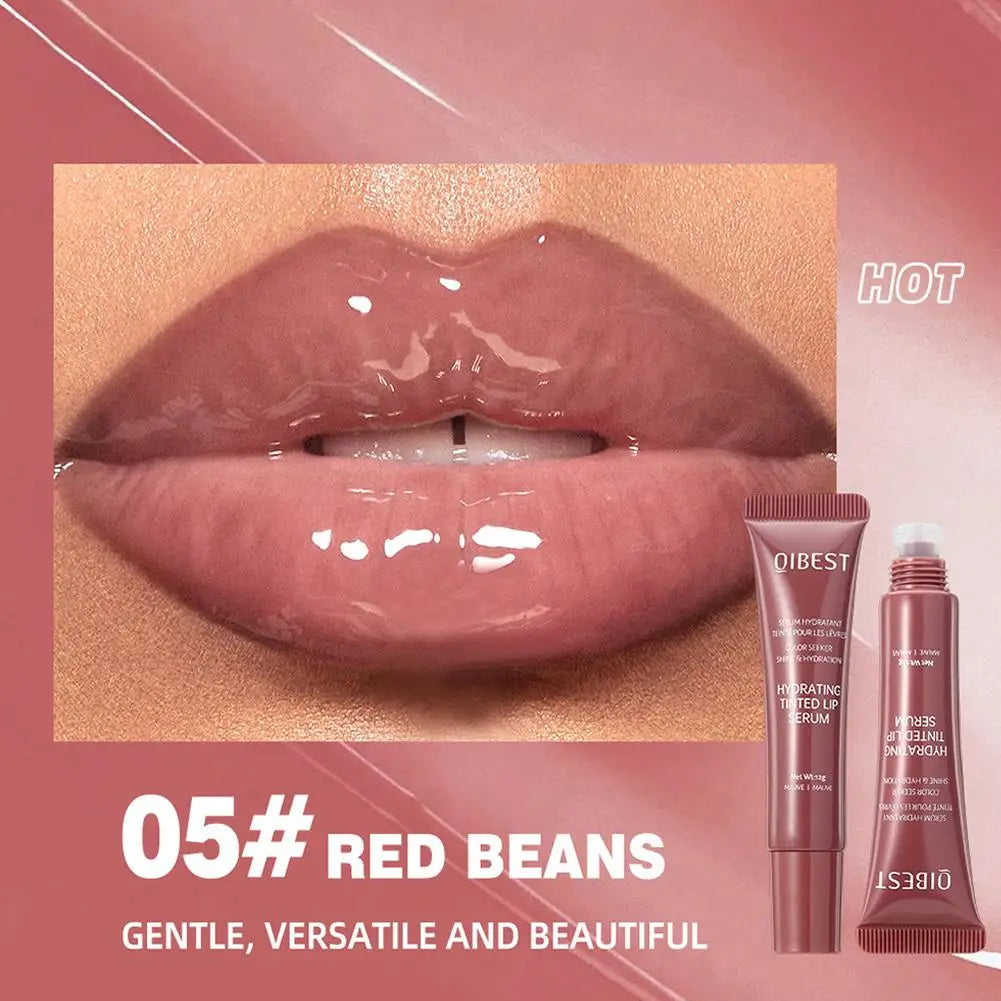 12G Colored Lip Gloss Liquid Hydrating And Moisturizing, Light And Shiny Lip Balm, Water Gloss Lip Glaze Moisturizing Lip Milk