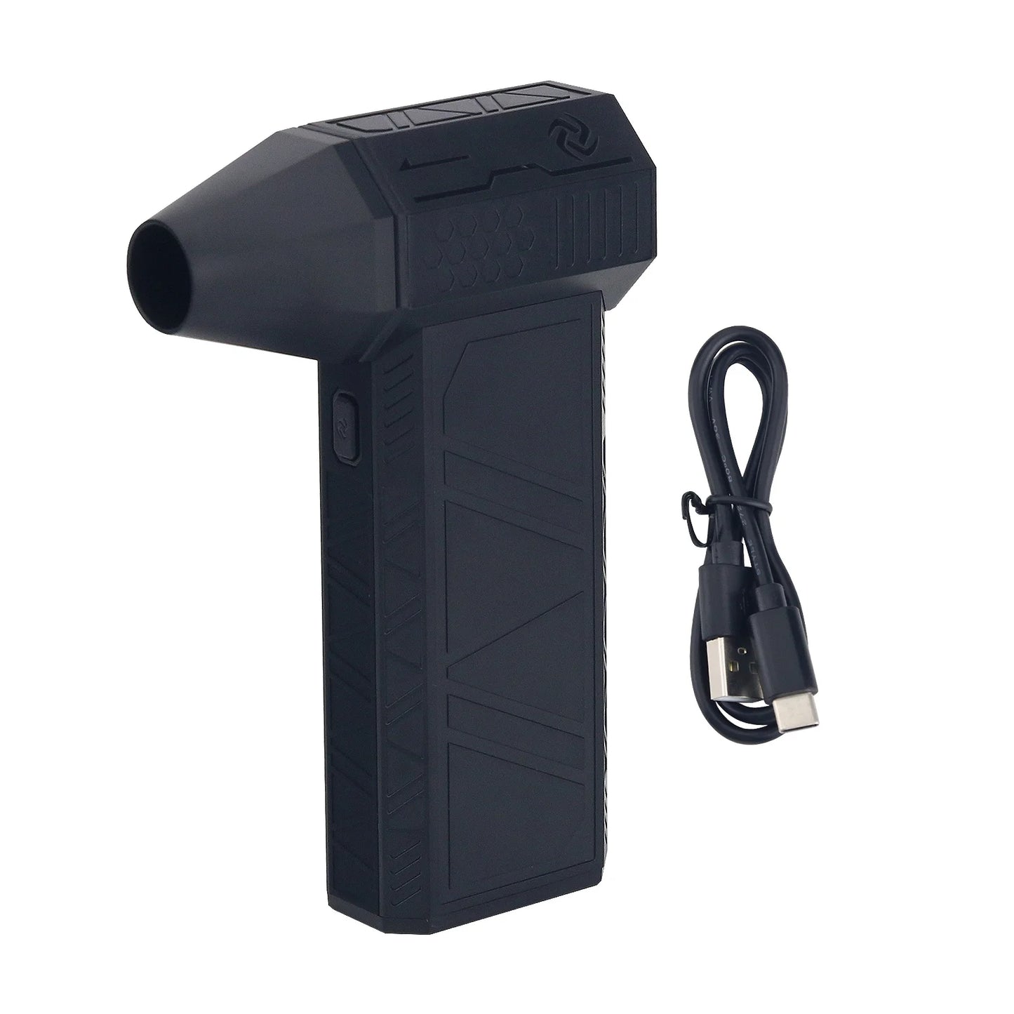 Mini Turbo Air Blower & Cooling Fan – 130000RPM, Adjustable Speed, USB Rechargeable Dust Remover