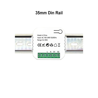“ZigBee Smart Energy Monitor 80A – Power Meter with CT Clamp Sensor for Tuya Smart Life App”