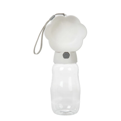 2-in-1 Portable Dog Water Bottle with Food Container – Leakproof Travel Bowl for Dogs & Cats