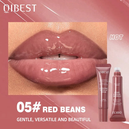 Nude Brown Plumping Lip Gloss Moisturising Colored Lip Serum Transparent Fullness Lips Tint Soft Tube Make Up Beauty Lips Care