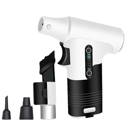 High-Speed Air Blower Turbo Jet Fan – 130,000RPM / 120,000RPM Brushless Motor, Handheld, USB Rechargeable Dust Cleanerl