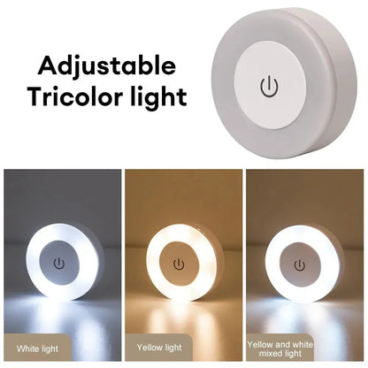 USB Rechargeable LED Night Light – Energy-Saving Motion Sensor Wall Lamp for Hallway, Bedroom & Closet