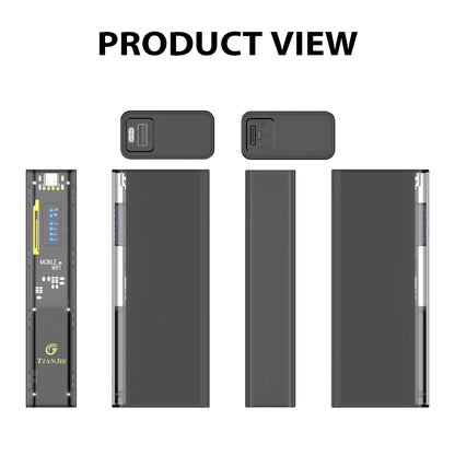 TIANJIE MF310 Mifi With Wifi Hotspot,SIM Mobile Wifi,10000mAh 4G LTE Portable Wifi Router,150Mbps High Speed for Global Journeys