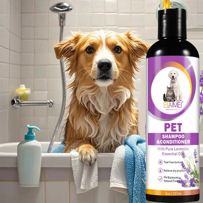 Natural Dog Shampoo – Anti-Stain, Moisturizing, Itch Relief & Hair Care (237ml)