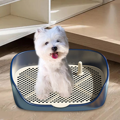 "Portable Indoor Dog Toilet – Anti-Splash Potty Training Tray for Puppies & Small Dogs"