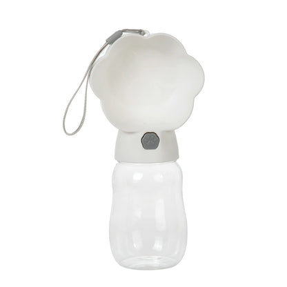 2-in-1 Portable Dog Water Bottle with Food Container – Leakproof Travel Bowl for Dogs & Cats