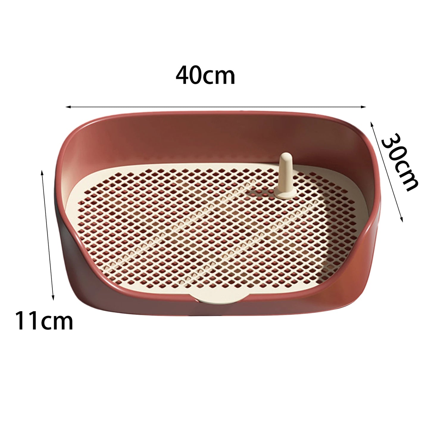 "Portable Indoor Dog Toilet – Anti-Splash Potty Training Tray for Puppies & Small Dogs"