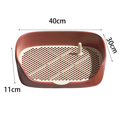 "Portable Indoor Dog Toilet – Anti-Splash Potty Training Tray for Puppies & Small Dogs"
