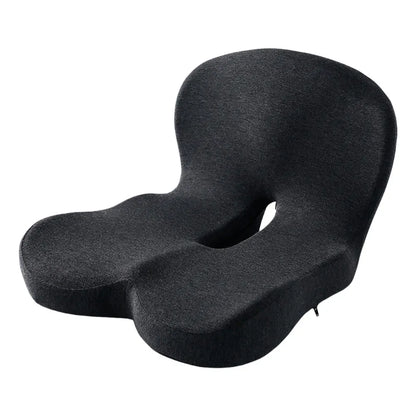 Memory Foam L-Shaped Seat Cushion with Lumbar Support – Ergonomic Chair Pad for Office, Car, Truck & Gaming