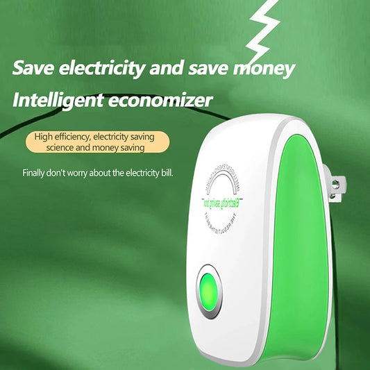 1PC High Efficiency Energy Saver Box – Voltage Stabilizer Plug for Home 90–250V (28000W Load Capacity)