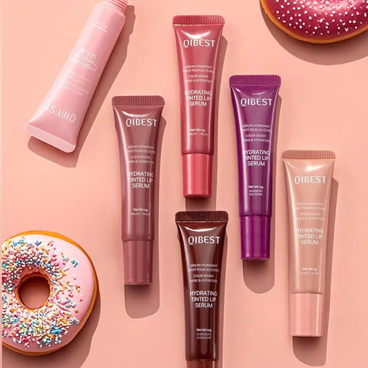 12G Colored Lip Gloss Liquid Hydrating And Moisturizing, Light And Shiny Lip Balm, Water Gloss Lip Glaze Moisturizing Lip Milk
