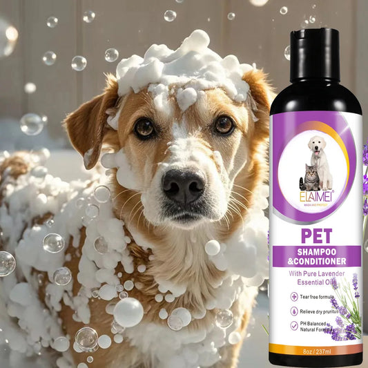 Natural Dog Shampoo – Anti-Stain, Moisturizing, Itch Relief & Hair Care (237ml)