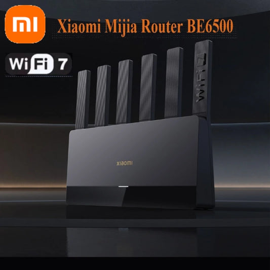 Xiaomi BE6500 WiFi 7 Router – 2.5G LAN, Dual-Band, 4-Core Qualcomm, Mesh Support
