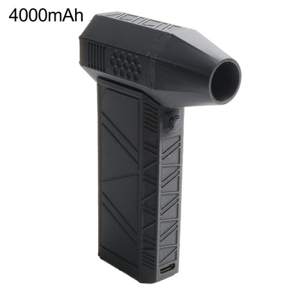Black Industrial Blower Fan – 130,000RPM Brushless Motor, 180W Power, 4000mAh Battery, Heavy-Duty Dust Remover