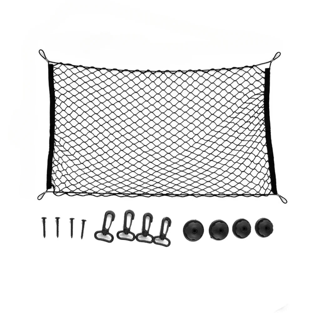 "Dog Car Trunk Barrier Net – Pet Safety Mesh for Back Seat & Cargo – Universal Fit, Easy Installation"