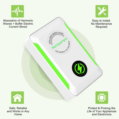 StopWatt Electricity Saving Box – Energy Saver Plug-in Device for Home 90V–250V (US/EU/UK Plug)