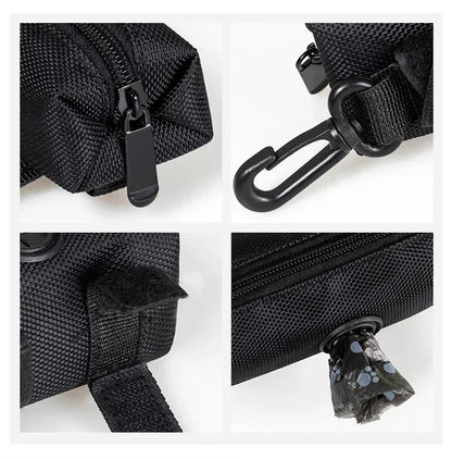 Portable Dog Waste Bag Dispenser with Clip – Compact Poop Bag Holder for Dogs, Cats & Outdoor Walks