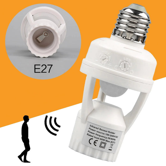 “Smart E27 LED Bulb with Infrared Motion Sensor – Energy-Saving Automatic Lighting”
