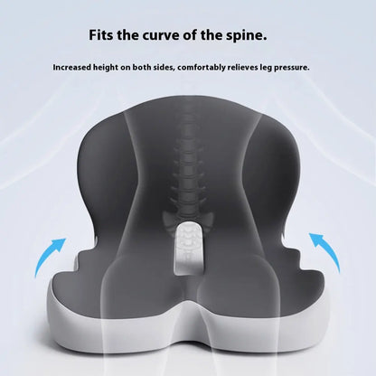 Memory Foam L-Shaped Seat Cushion with Lumbar Support – Ergonomic Chair Pad for Office, Car, Truck & Gaming