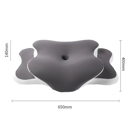 Ergonomic Cervical Memory Foam Pillow – Neck & Shoulder Pain Relief with Ice Silk Pillowcase | Orthopedic Sleeping Support