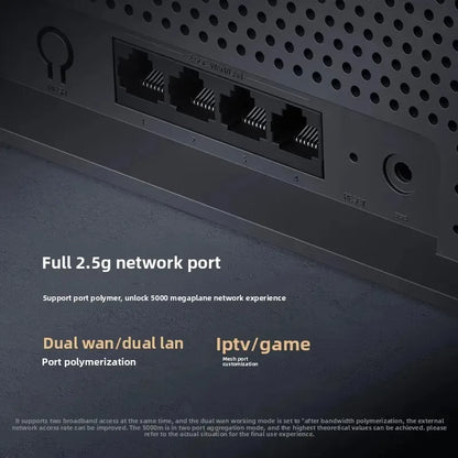 Xiaomi BE6500 WiFi 7 Router – 2.5G LAN, Dual-Band, 4-Core Qualcomm, Mesh Support