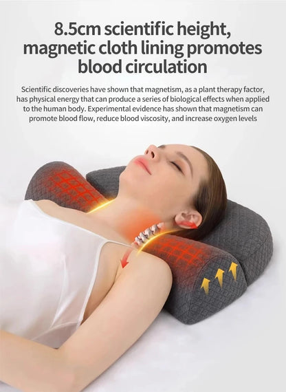 Ergonomic Memory Foam Cervical Pillow – Orthopedic Contour Bed Pillow for Side & Back Sleepers | Neck Pain Relief
