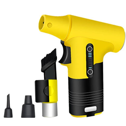High-Speed Air Blower Turbo Jet Fan – 130,000RPM / 120,000RPM Brushless Motor, Handheld, USB Rechargeable Dust Cleanerl
