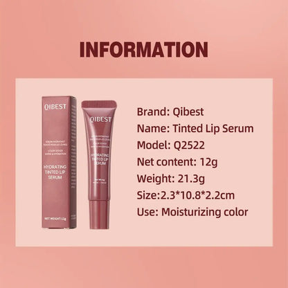 12G Colored Lip Gloss Liquid Hydrating And Moisturizing, Light And Shiny Lip Balm, Water Gloss Lip Glaze Moisturizing Lip Milk