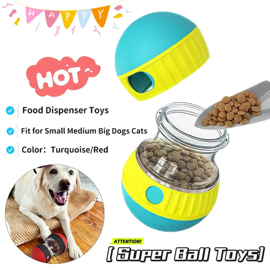 Interactive Dog Treat Dispenser Toy – Slow Feeder for Small & Medium Dogs | Indoor IQ Training Pet Puzzle