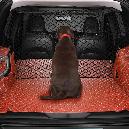 "Dog Car Trunk Barrier Net – Pet Safety Mesh for Back Seat & Cargo – Universal Fit, Easy Installation"